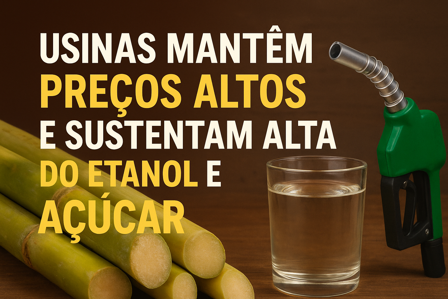 Usinas Mantêm Preços Altos e Sustentam Alta do Etanol e Açúcar